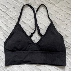 Black lululemon sports bra